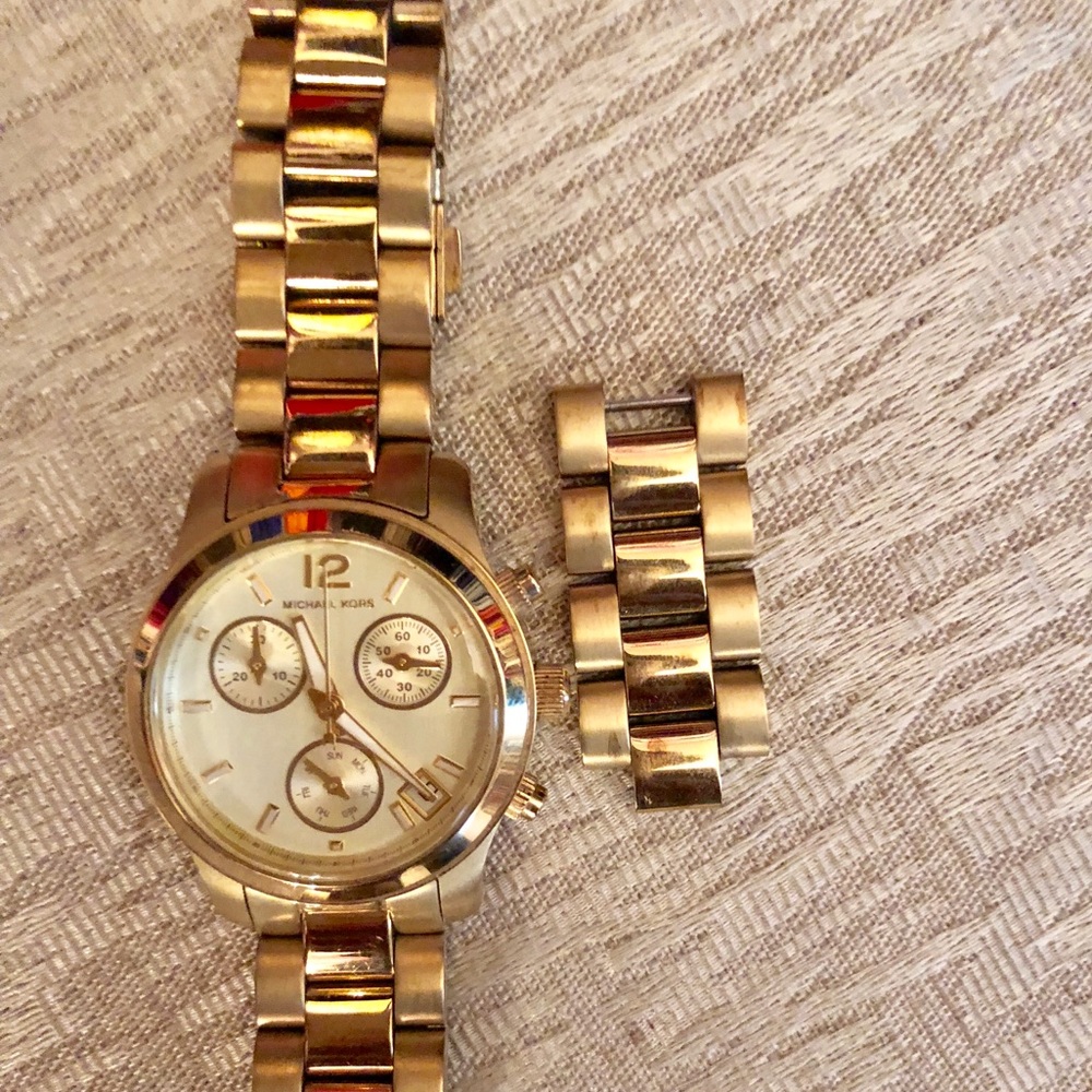Authentic Michael Kors Gold Watch